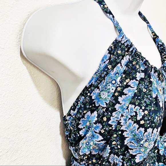 J. Crew Collection Halter Cutout Dress In Ratti Pacific Paisley - Picture 10 of 15